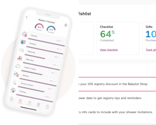 Babylist good quality cover photo collage