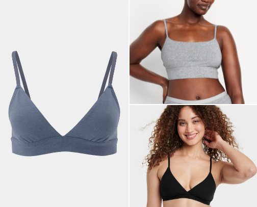 Comfy bras and underwear cover photo collage