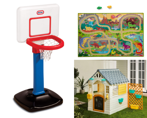 Fun educational and Outdoor toys for active curious little ones cover photo collage