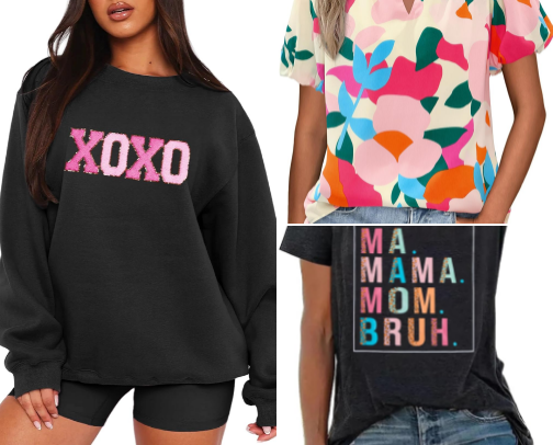 My favorite clothing finds cover photo collage