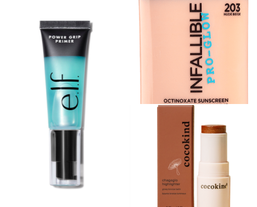 If the airport lost my luggage, what would I get with $100 to drugstore-ify my makeup routine? cover photo collage