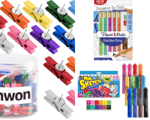 School and Teacher Supplies cover photo collage