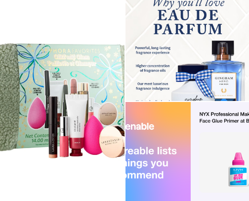 Affordable items cover photo collage