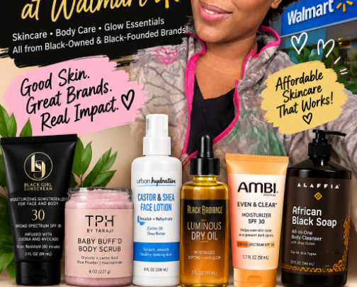 🖤 Black-Owned Beauty Finds You Can Get at Walmart cover photo collage