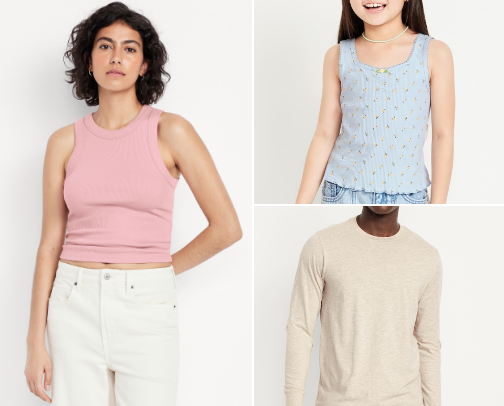 Clothing and accessories catalog cover photo collage