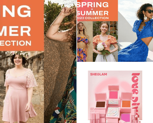 Shein cover photo collage