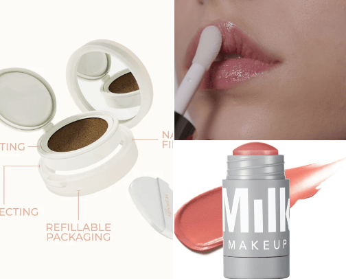 Makeup cover photo collage