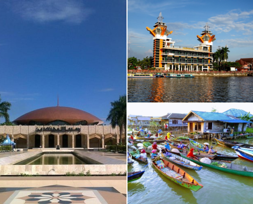 SELAMAT DATANG DI WISATA KALIMANTAN SELATAN cover photo collage