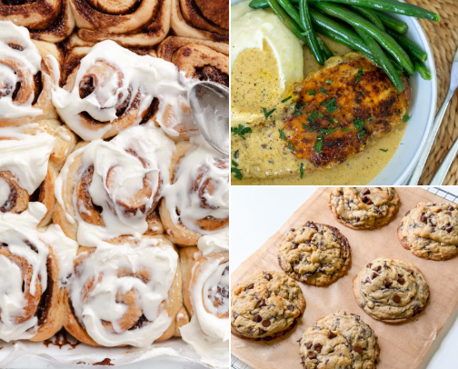 Recipes cover photo collage