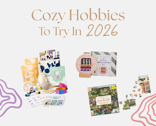 Get Crafty With These Cozy Hobbies 🍄 cover photo collage