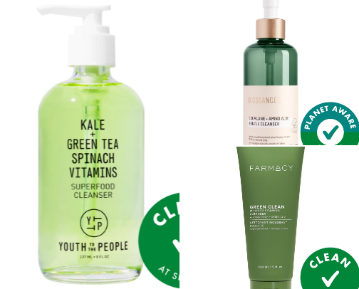 My favorite Sephora Face Cleansers cover photo collage
