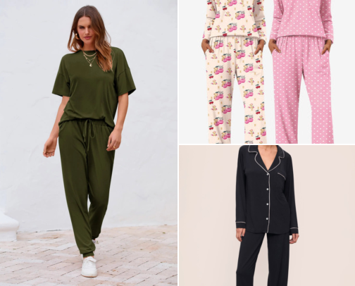 Cozy Loungewear Sets for Fall cover photo collage
