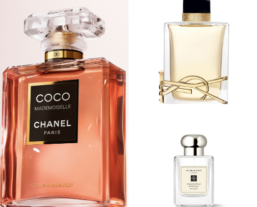 Fragrances Favorites cover photo collage
