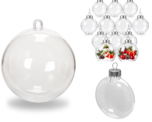 I Tried Making DIY Clear Ball Ornaments and These Supplies Actually Worked cover photo collage