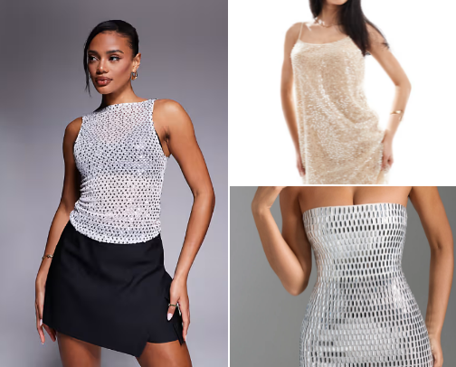 Disco Outfit Women cover photo collage