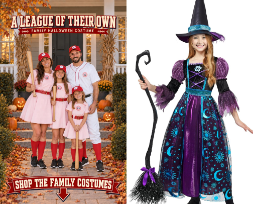 Funny & Cute Halloween Costume Ideas for Kids, Adults & Families cover photo collage