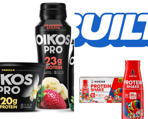 Favorite protein items cover photo collage