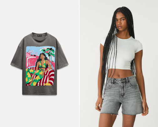 Summer clothes cover photo collage