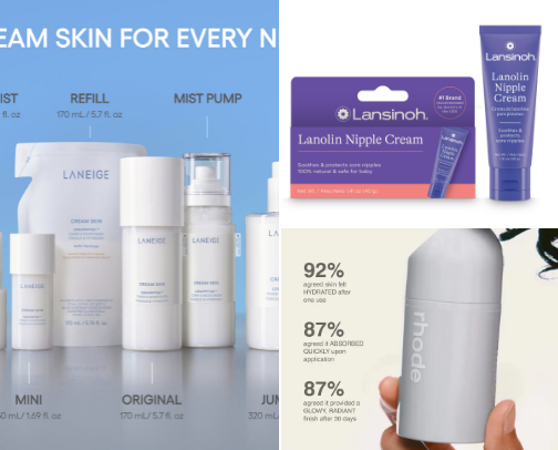 My favorite skincare essentials cover photo collage