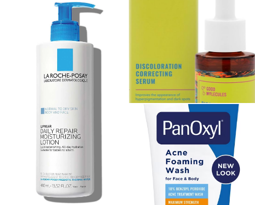 Skincare cover photo collage