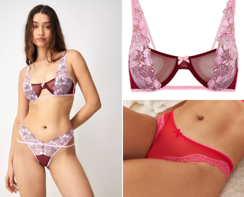 Bare It All with Sexy Lingerie cover photo collage