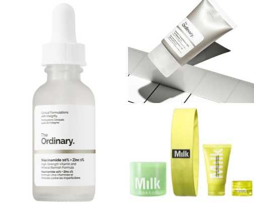 Skin care cover photo collage