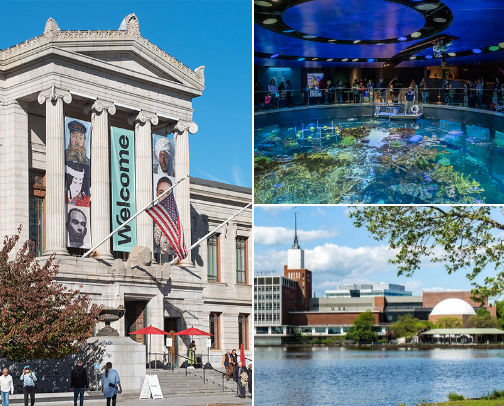 Things To Do In Boston, Massachusetts cover photo collage