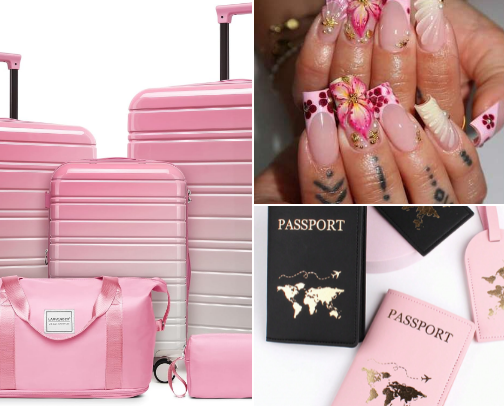 Travel Lovers Essentials 🧳💖 cover photo collage