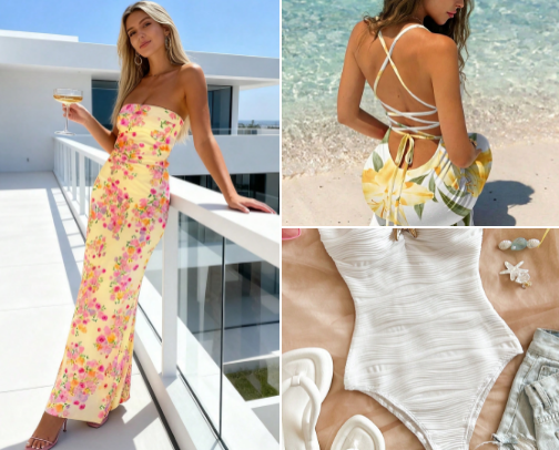 Vacation Looks 👀☀️ cover photo collage