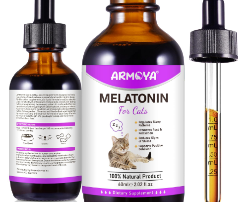 🐈 CAT MELATONIN ...I CAN SLEEP.AGAIN cover photo collage