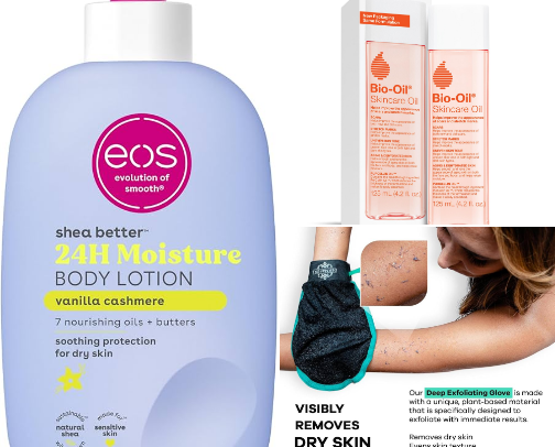 Body care cover photo collage