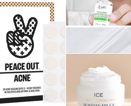 Beauty and Skincare cover photo collage