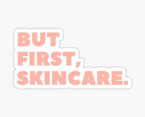 Current Skincare Routine cover photo collage