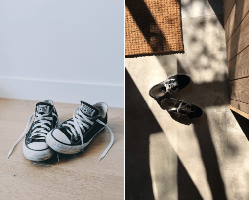 Footwear cover photo collage