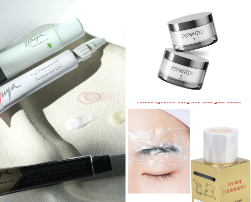 Lash and brow lift cover photo collage