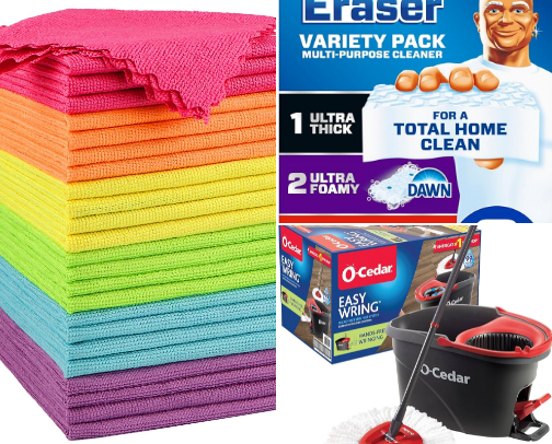 Cleaning favorites cover photo collage