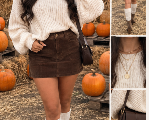 Pumpkin Patch Outfit cover photo collage