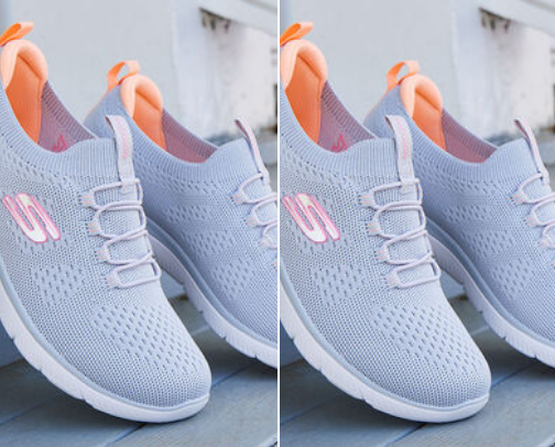 Sketchers shoes cover photo collage