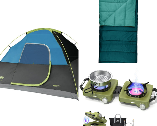 A Camping Family's Must Haves cover photo collage