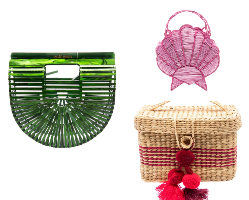 Unusual and fun summer bags on TRR cover photo collage