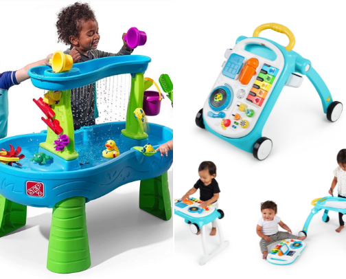 Favorite toys for one year olds cover photo collage