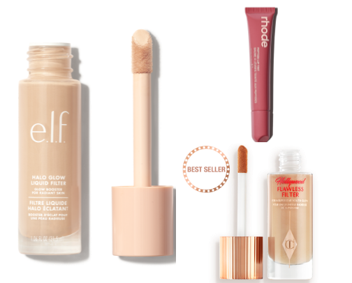 makeup routine 💋 cover photo collage