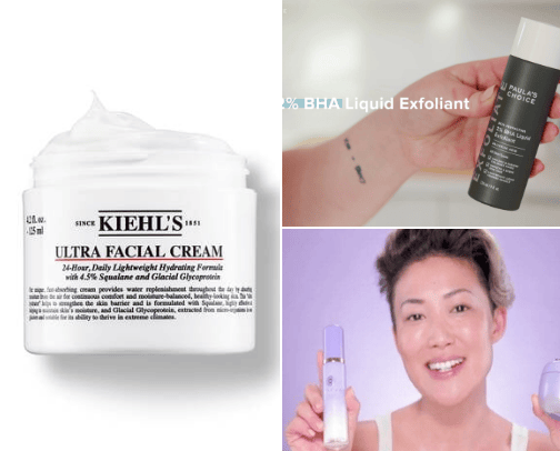 All the skincare products you need in ONE place, these will make your skin look and feel like a baby's bummm! cover photo collage