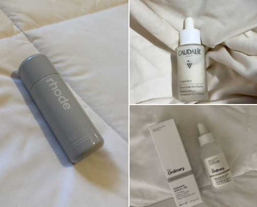 pre-glam rituals🫧🧖🏻‍♀️ cover photo collage