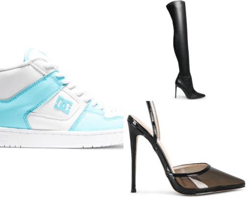 Shoes cover photo collage