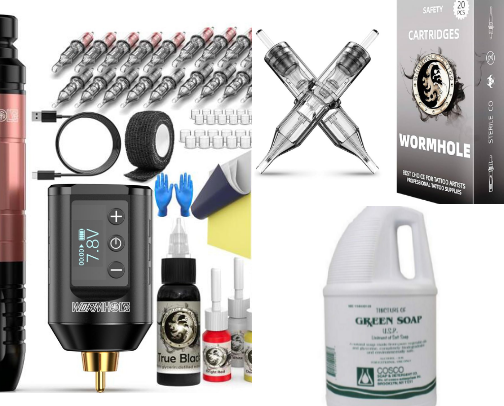 Tattooing must have's!! (Beginner friendly) cover photo collage