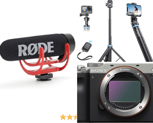 Camera / YouTube Set Up cover photo collage