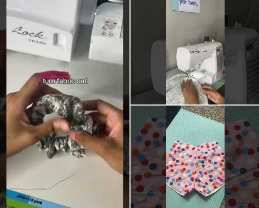 QUICK/EASY SEWING PROJECTS FOR BEGINNERS! cover photo collage