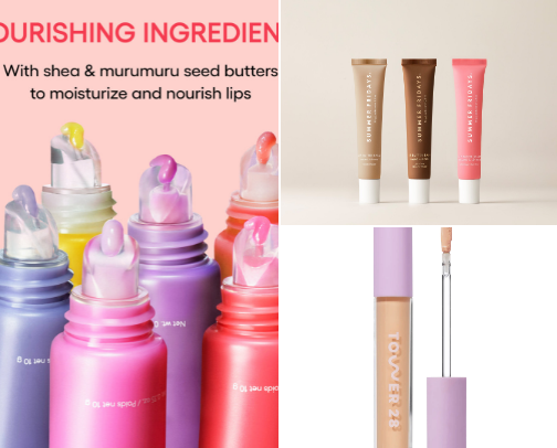 Make up and health products I love cover photo collage