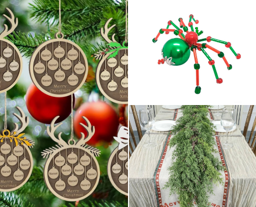 Christmas Tree Ornaments 🎄 cover photo collage